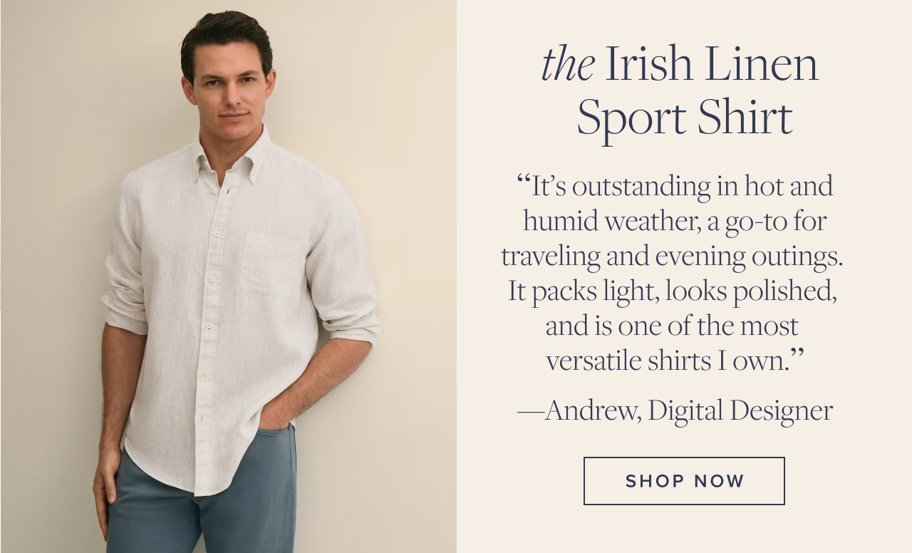 The Irish Linen Sport Shirts Shop Now