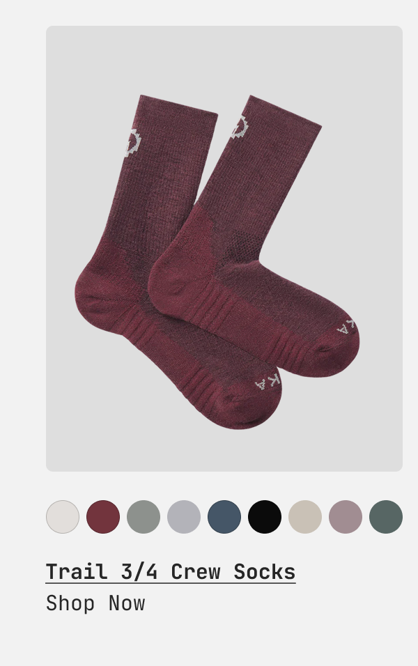 Trail 3/4 Crew Socks
