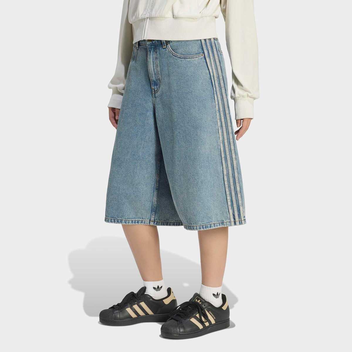 Mid Rise Denim Jorts