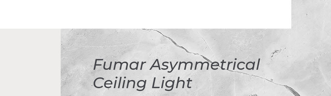 Fumar Asymmetrical Ceiling Light