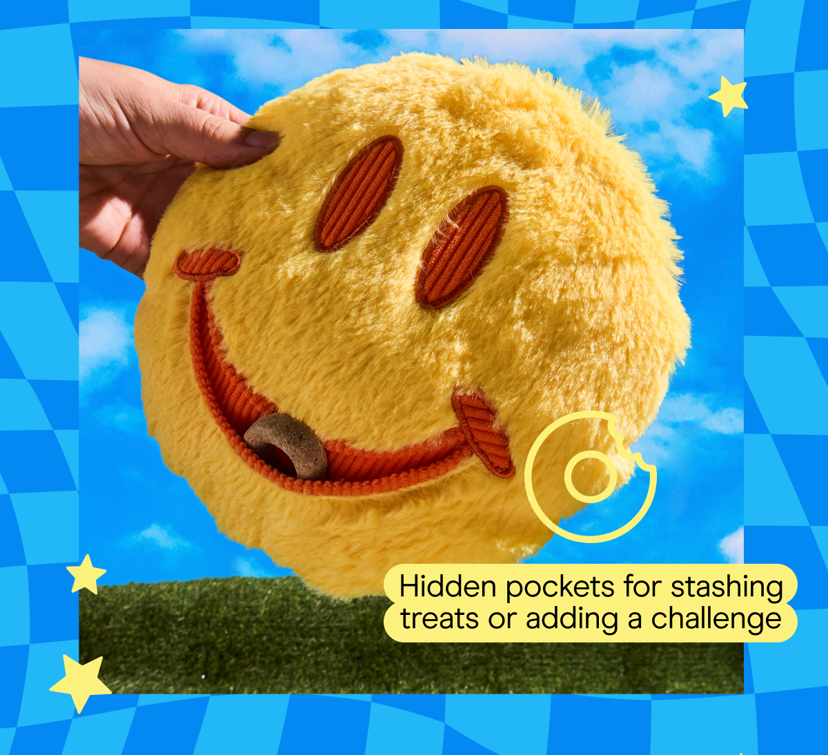 hidden pockets for stashing treats or adding a challenge