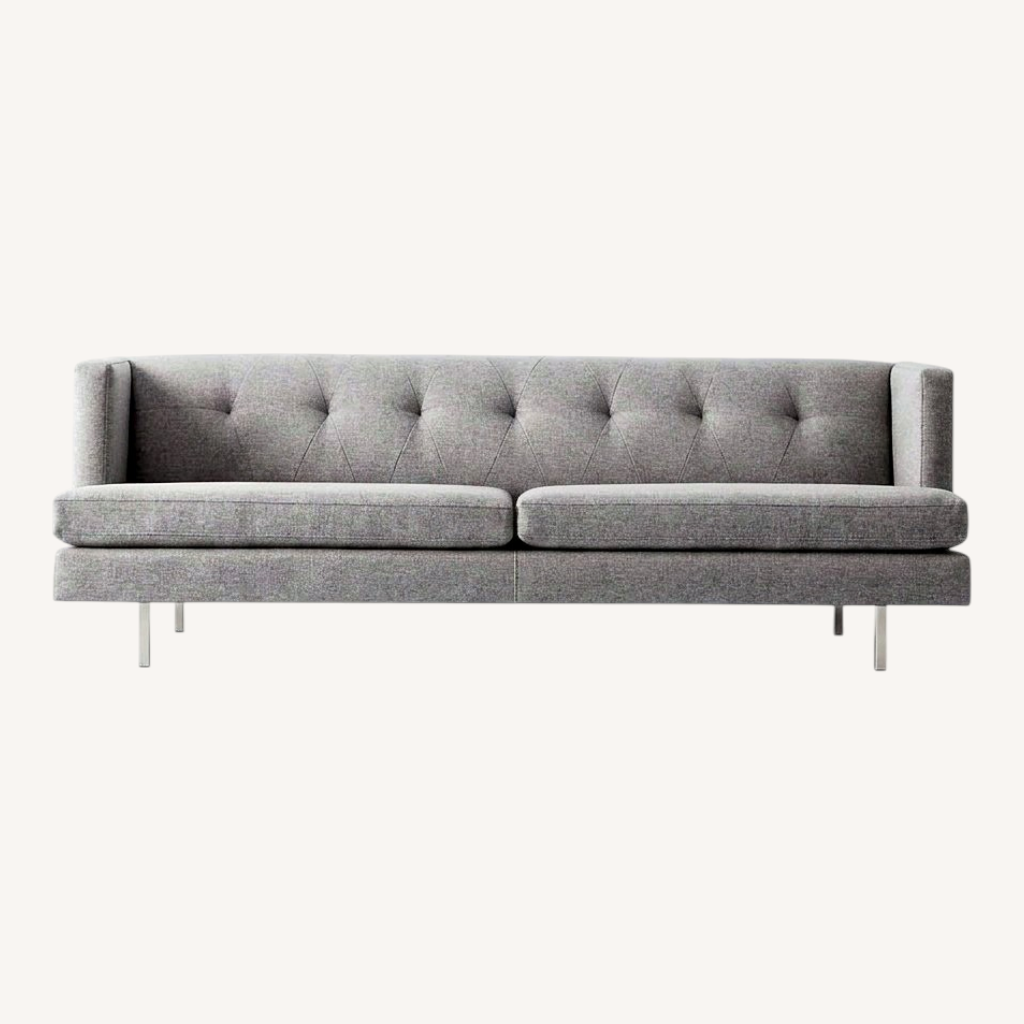 Image of CB2 Avec Light Grey Sofa