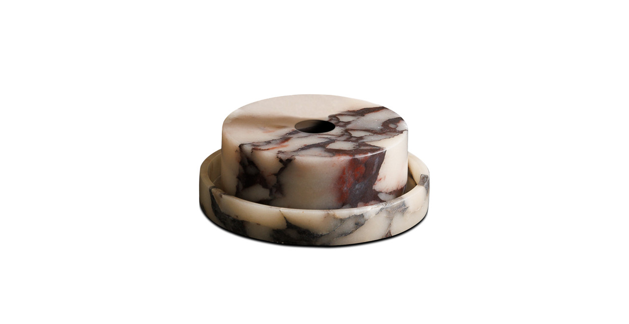 Image of Leroy Modern Marble Candlestick Holder