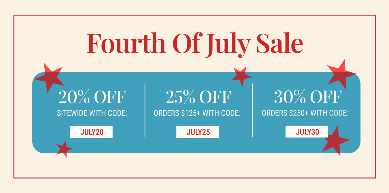 Fourth of july sale