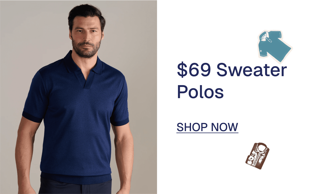 $69 Sweater Polos