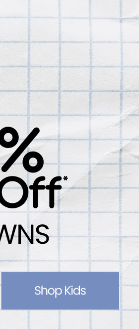 Limited Time Extra 20% Off* All Markdowns Shop Kids