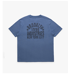 Men's Vintage Brooklyn Graphic T-Shirt In Bijou Blue