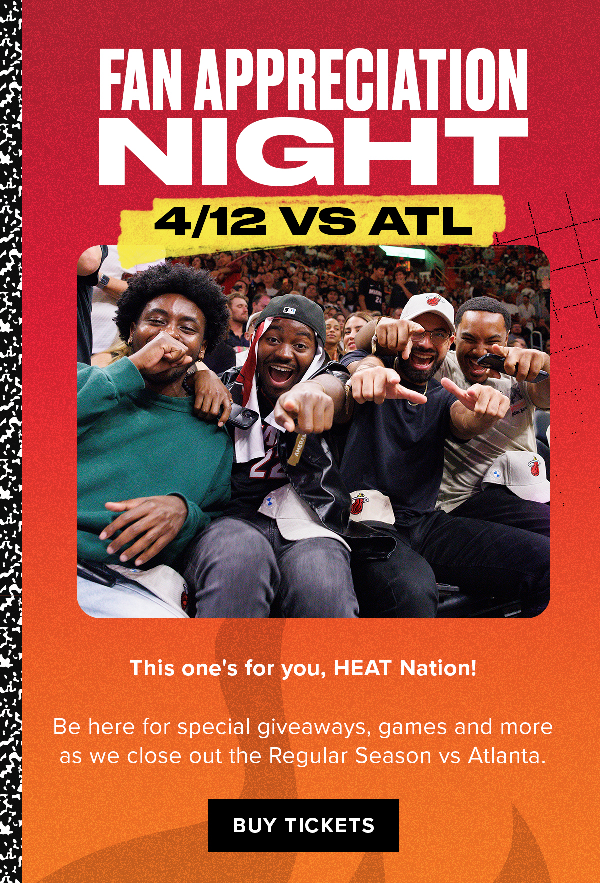 Fan Appreciation Night | Buy Tickets