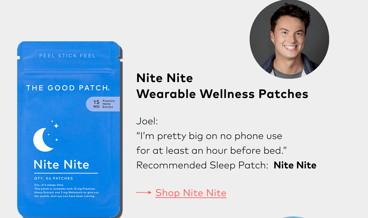 a sleep patch crafted with hemp and melatonin