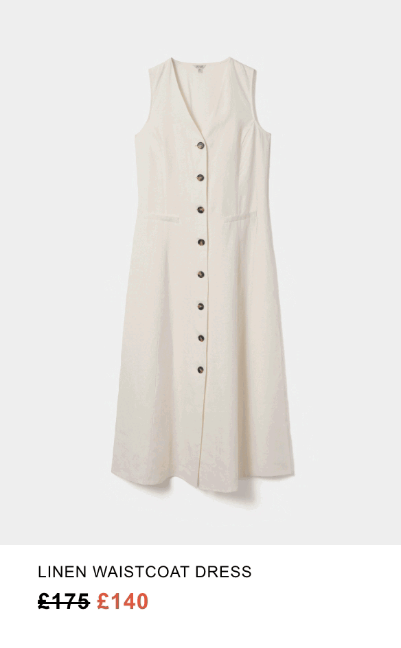 Linen Waistcoat Dress
