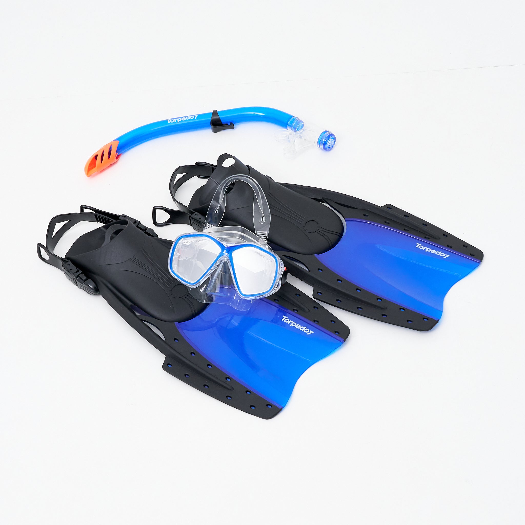 Torpedo7 Adults Snorkelling Set With Bag