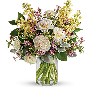 Serene Spring Peony Bouquet