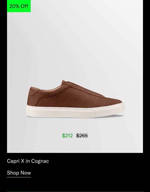 Capri X in Cognac. Shop Now