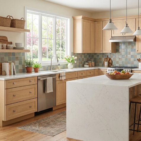 Image of kitchen cabinets
