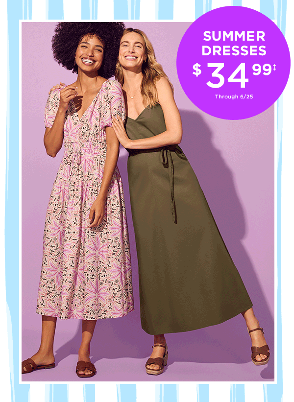 Dresses $34.99