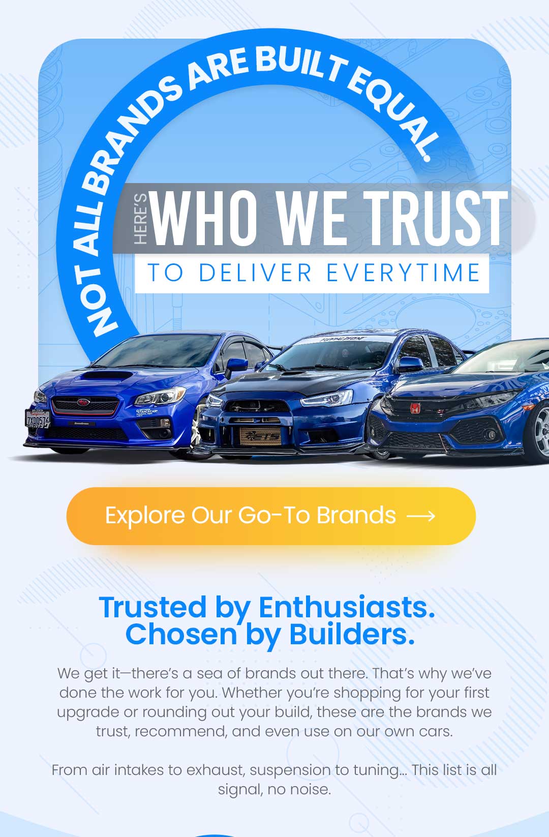 Explore Our Go-To Brands