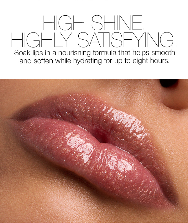 Soak lips in a nourishing formula that helps smooth and soften while hydrating for up to eight hours.