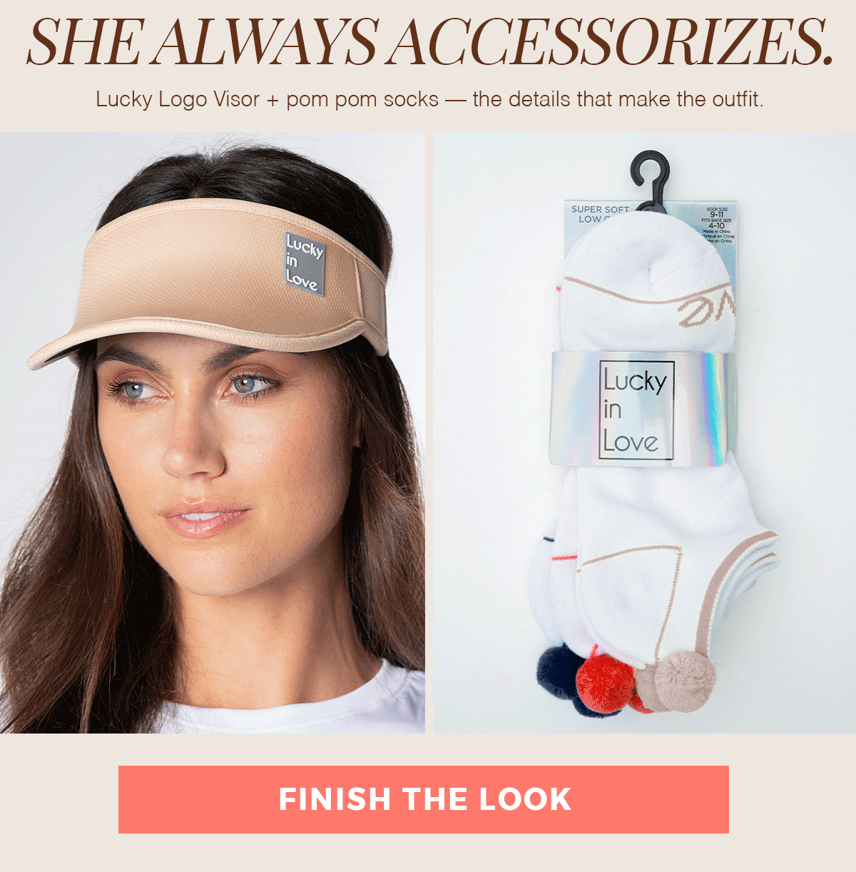 She always accessorizes. 
