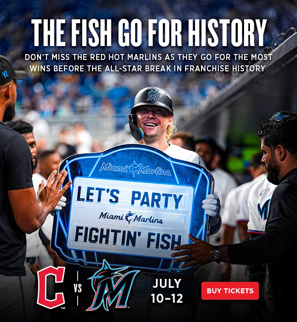 Guardians vs. Marlins - 7/10 - 7/12 - Buy Tickets