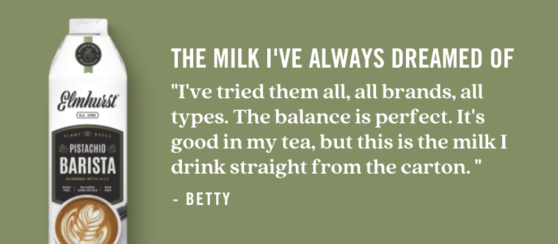 The Milk I've Always Dreamed Of - Pistachio Barista Edition