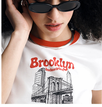 Women's Brooklyn Bridge T-Shirt White