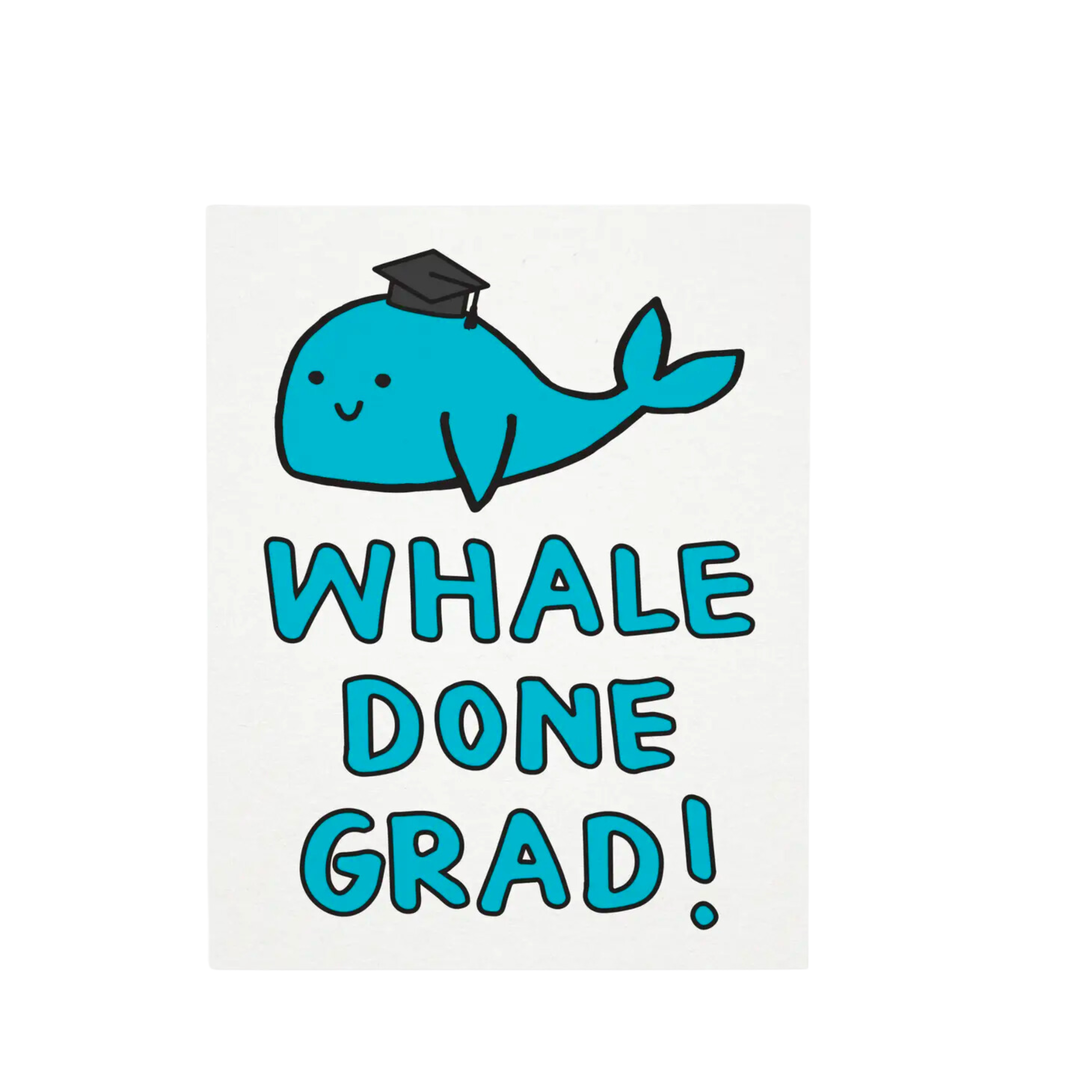 Image of Whale Done Grad! Graduation Card.