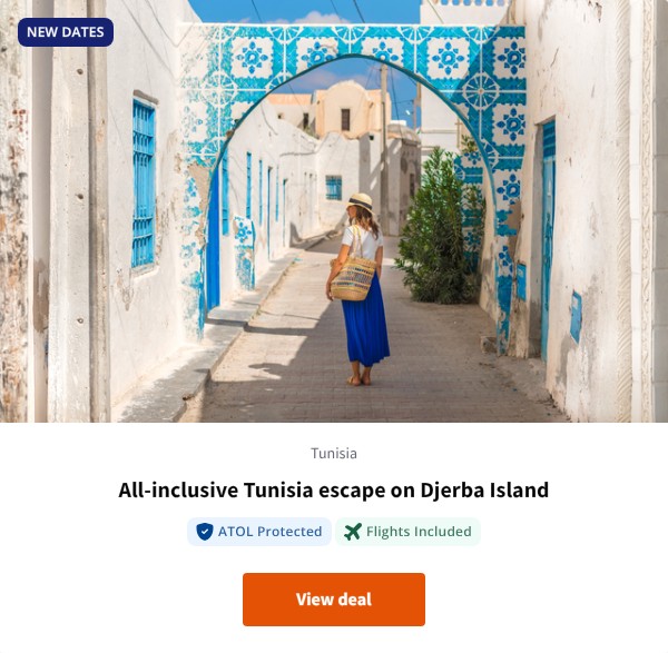 All-inclusive Tunisia escape on Djerba Island