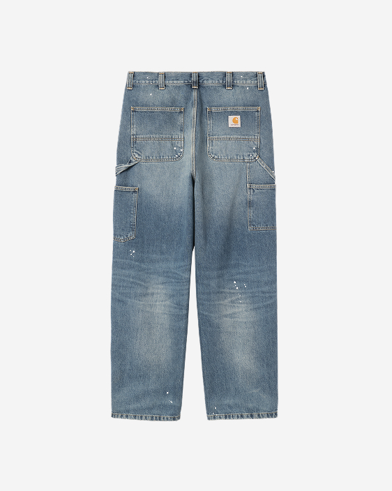 Carhartt WIP OG Single Knee Pant | Blue (Destroy Wash, Splatter)