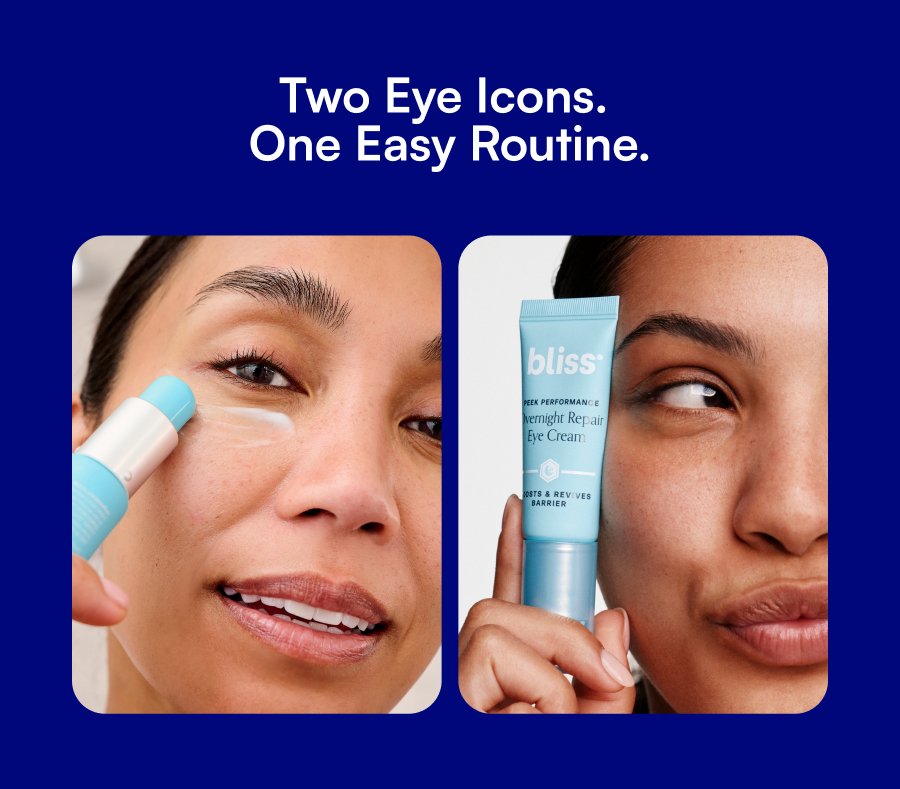 Two Eye Icons. One Easy Routine.