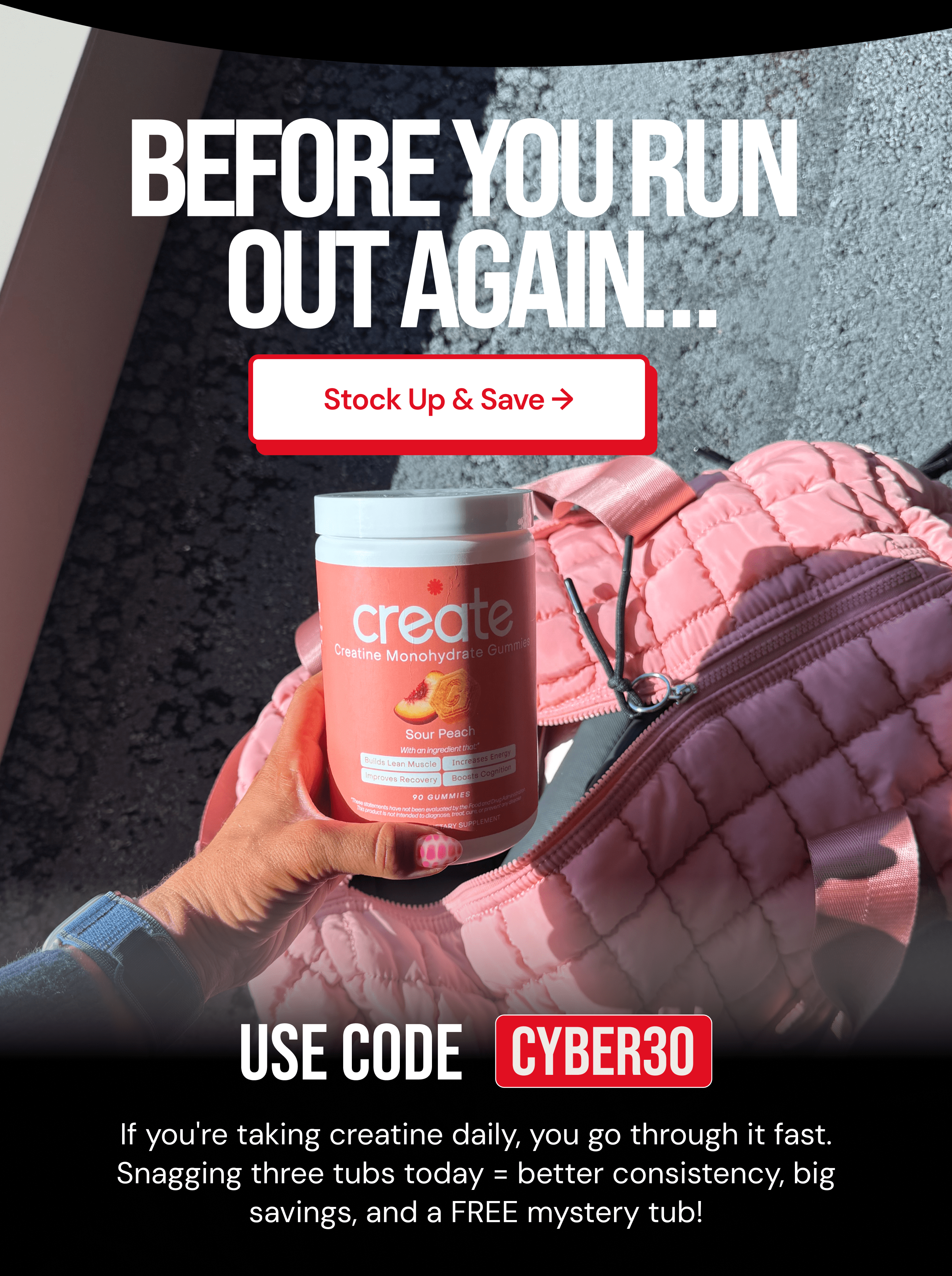 Before you run out again...Stock up and Save.