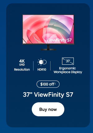 4K UHD Resolution | HDR10 | Ergonomic Workplace Display - 37" ViewFinity S7 - $100 off&sup1; - Buy now