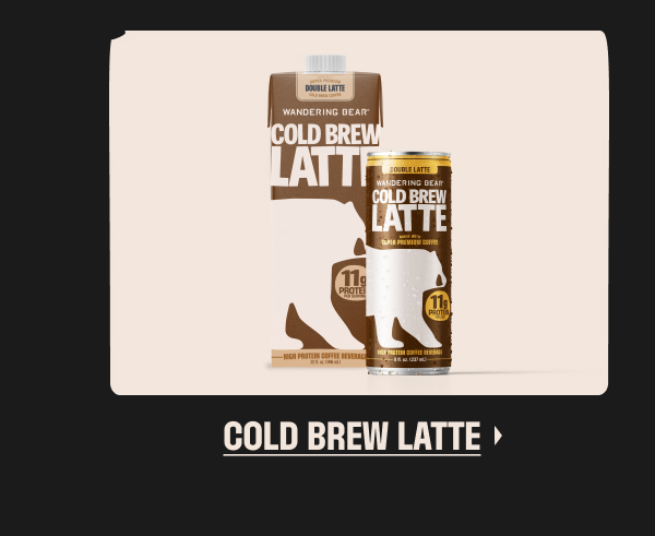 Cold Brew Latte