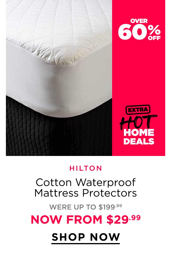 Hilton Cotton Waterproof Mattress Protectors	