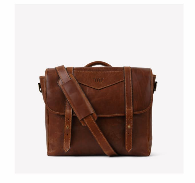  Kineño Leather Messenger