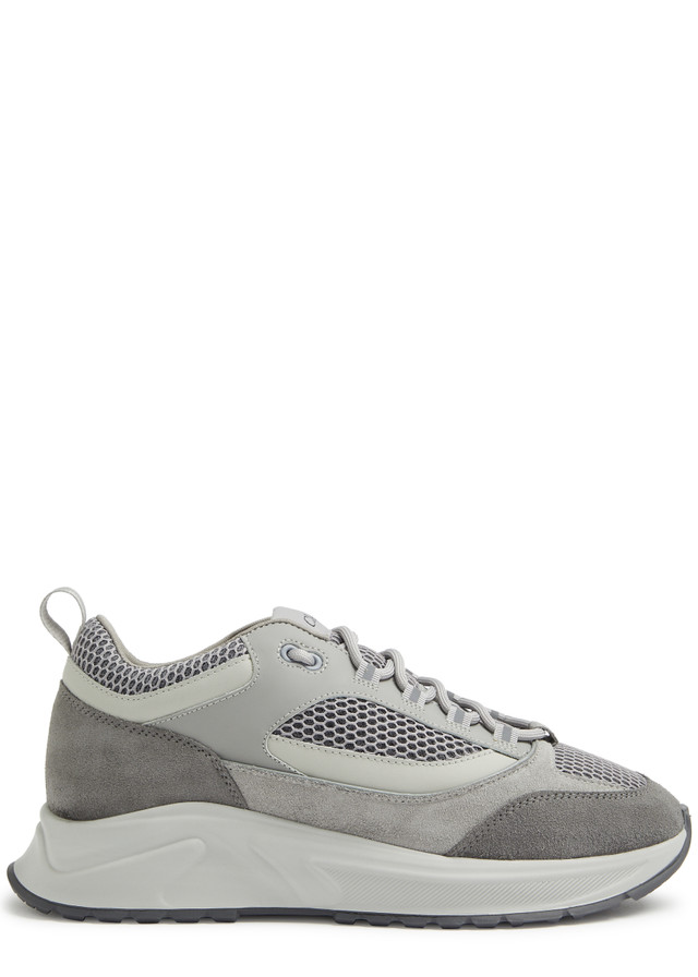 CLEENS Essential Runner EVO panelled suede sneakers