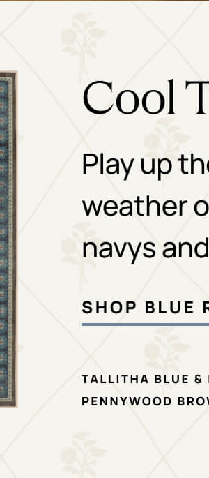 Cool Tones | Shop Blue Rugs 