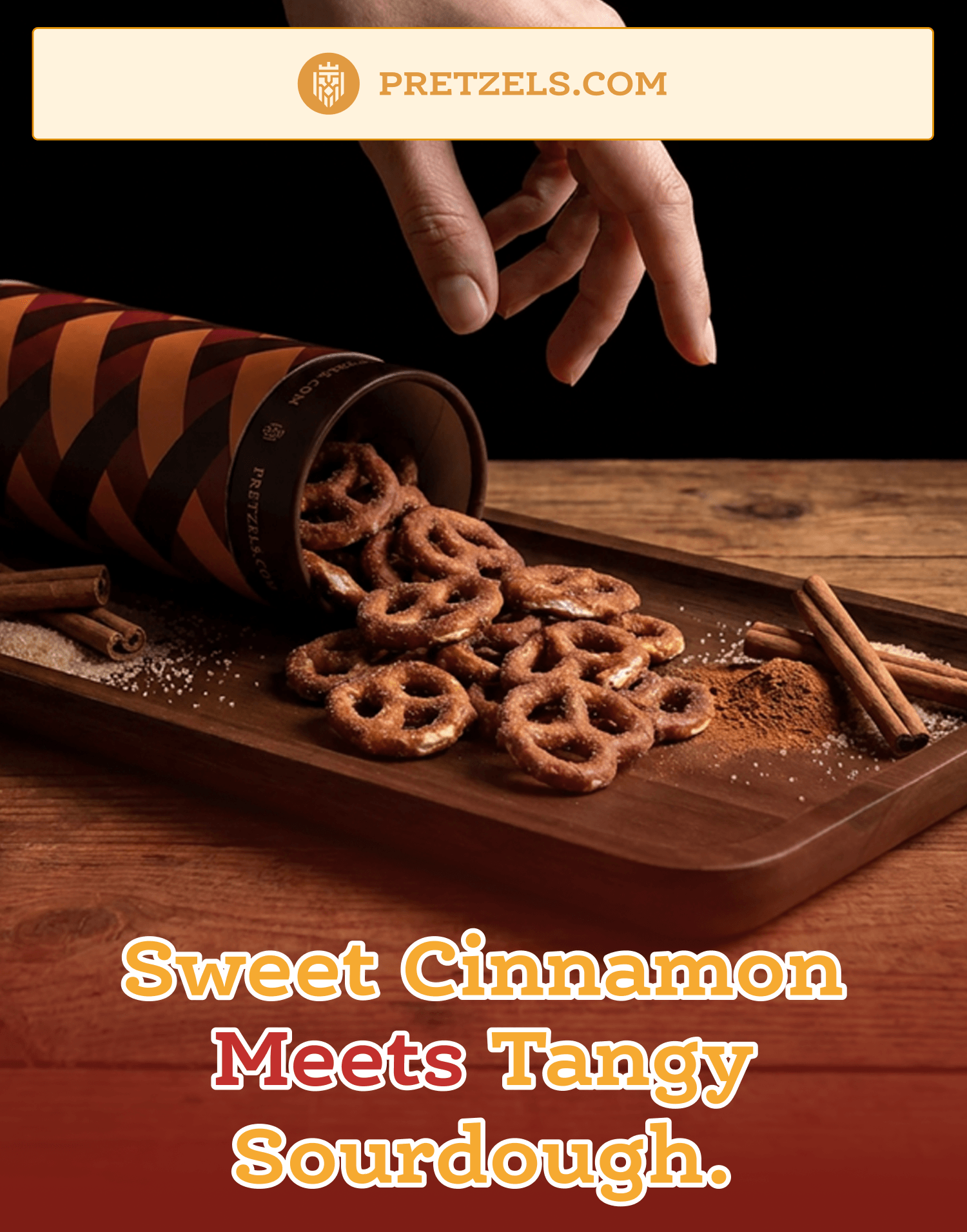 Sweet cinnamon meets tangy sourdough