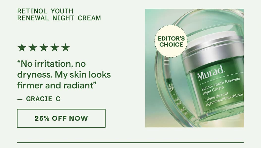 Retinol Youth Renewal Night Cream - Code: SAVE25
