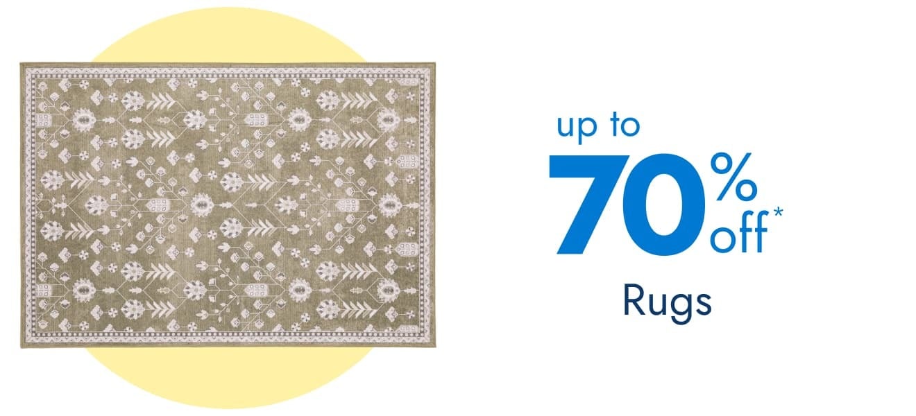 Rugs up to 70% off
