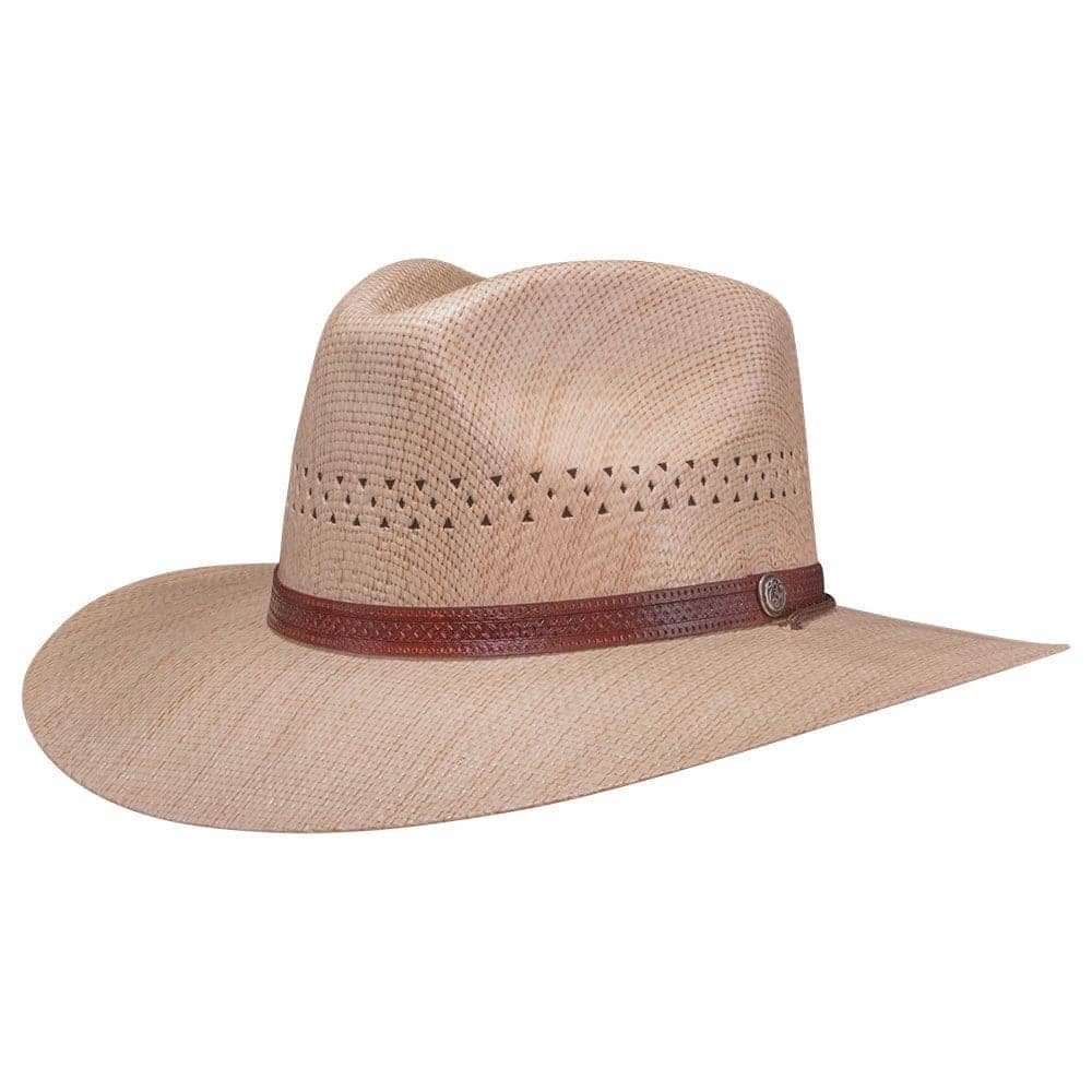 Image of Barcelona | Mens Natural Wide Brim Firm Straw Sun Hat
