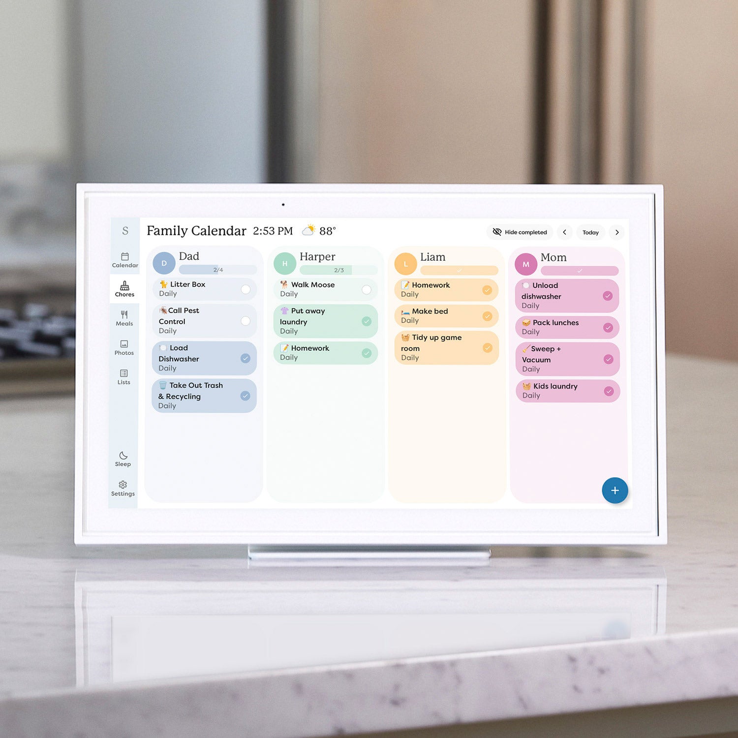 Skylight 15-inch Smart Touchscreen Calendar and Organizer