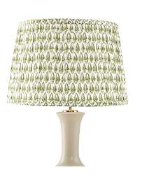 Isla Block Print Pleated Lamp Shade