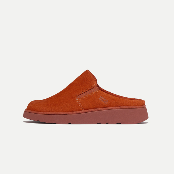 GEN-FF Suede Mules Terracotta