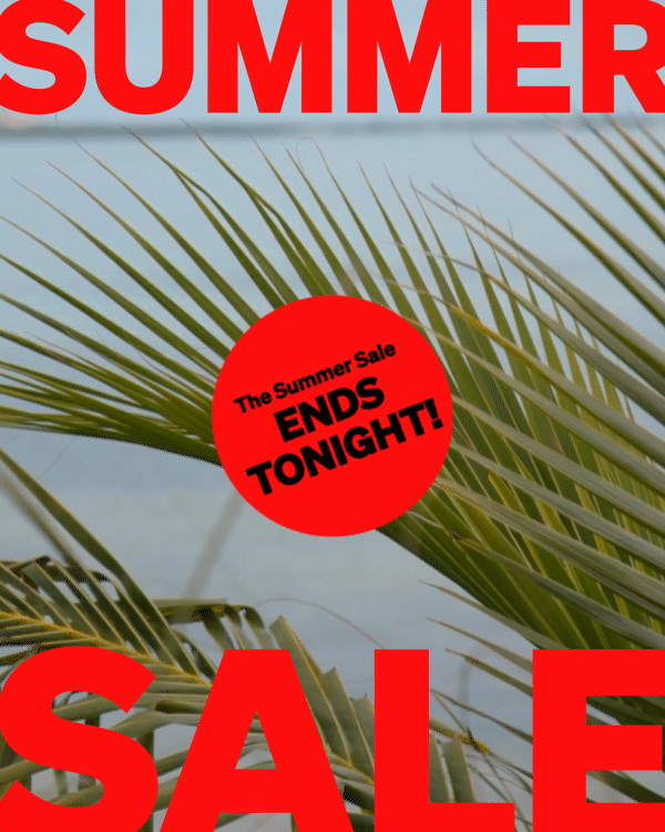 The Summer Sale ENDS TONIGHT!&nbsp;