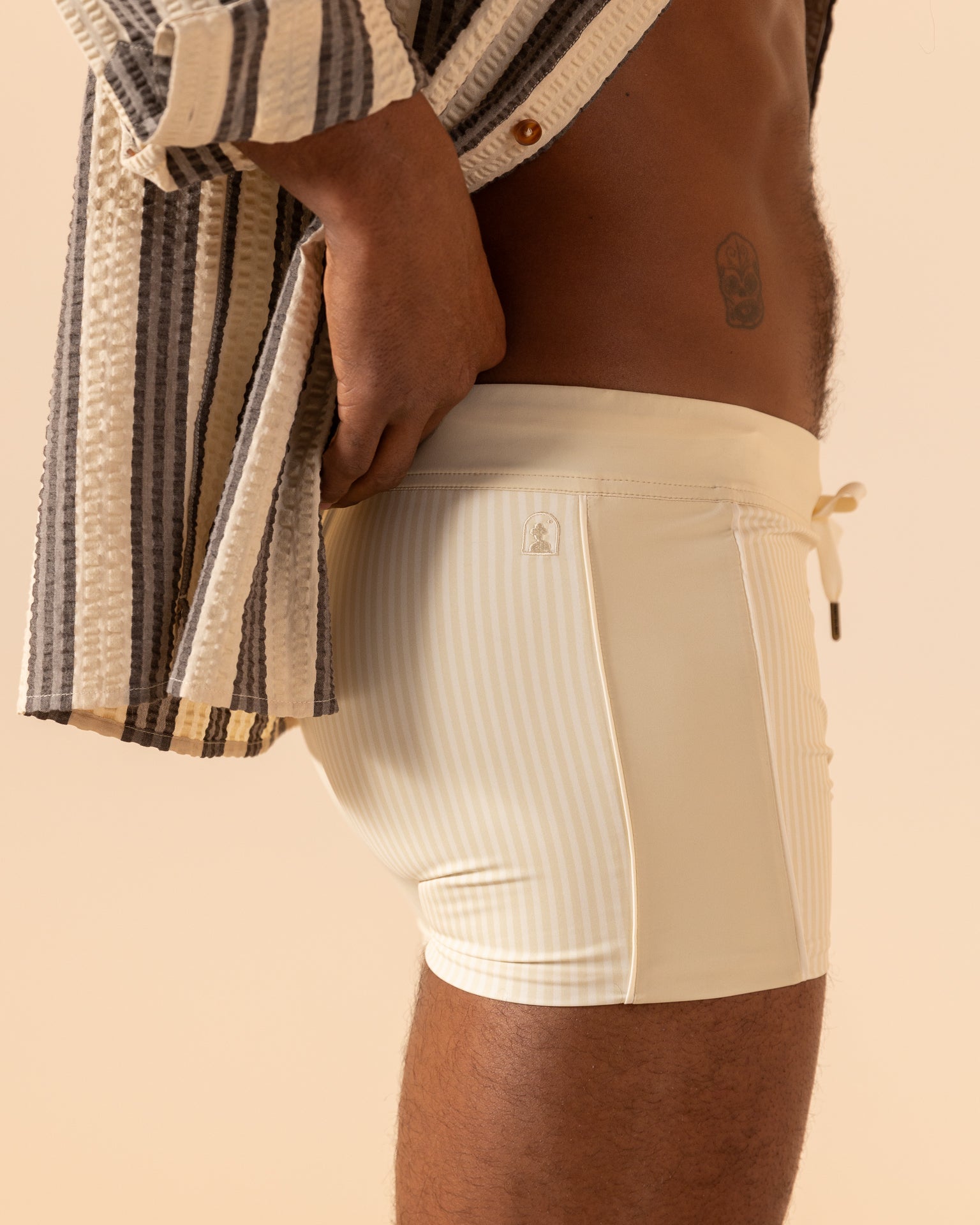 Image of The Cassis Square Cut Swim Brief - Sabbia