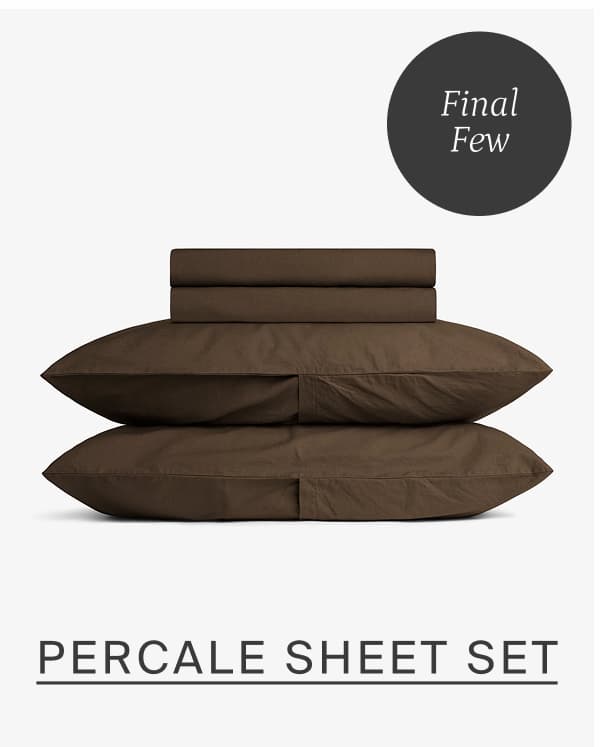 Percale sheet set. Final few.