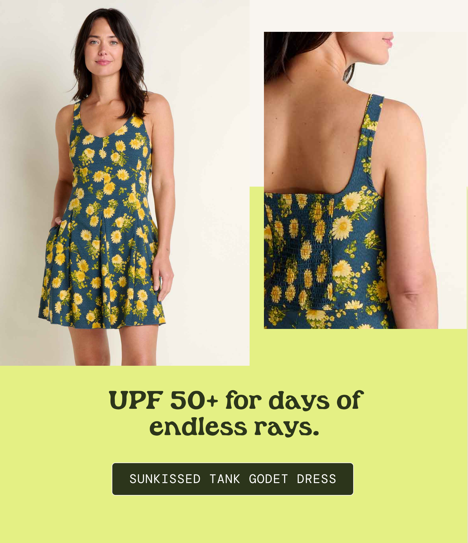 Sunkissed Tank Godet Dress