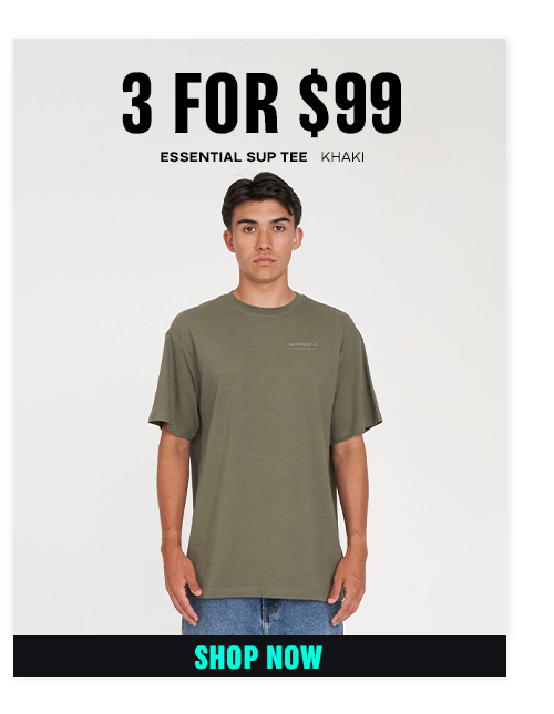 ESSENTIAL SUP TEE KHAKI