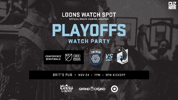 Playoffs Watch Party | Brit's Pub | November 24 starting at 7 pm