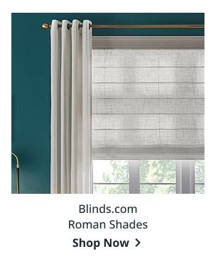 Blinds.com Roman Shades | Shop Now >